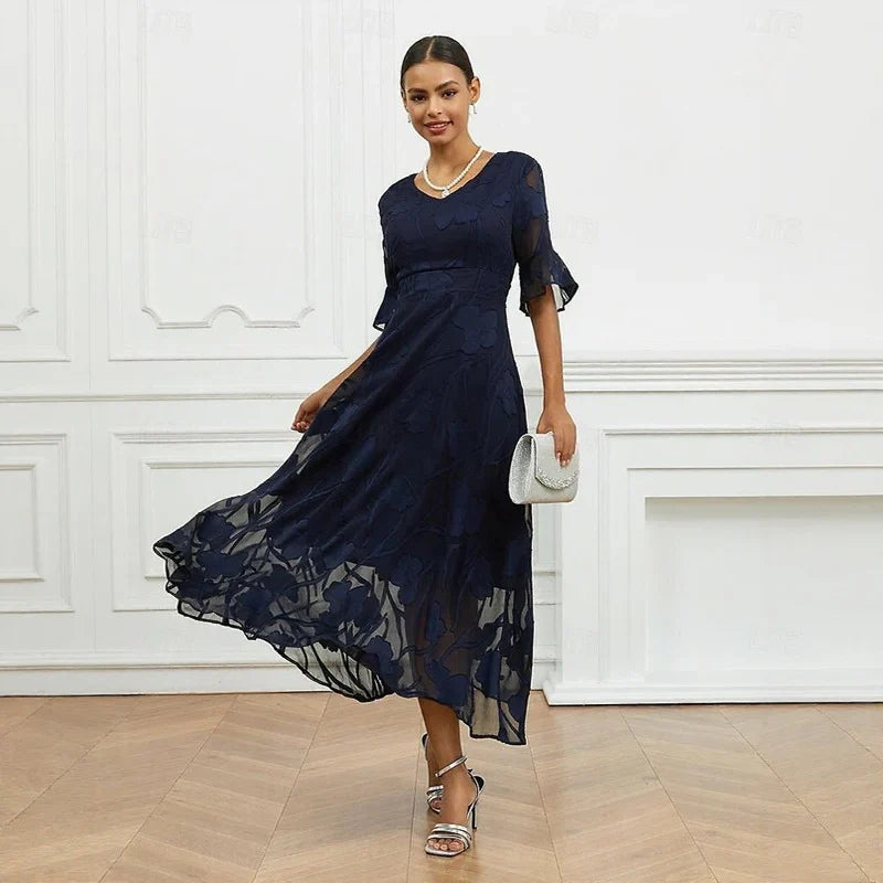 Celira | Dress with Sophisticated Floral Design