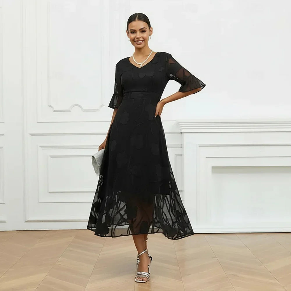 Celira | Dress with Sophisticated Floral Design