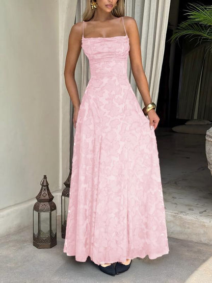 XENIA™ - Elegant Backless Lace Long Dress Fitted Design for Special Occasions & Parties