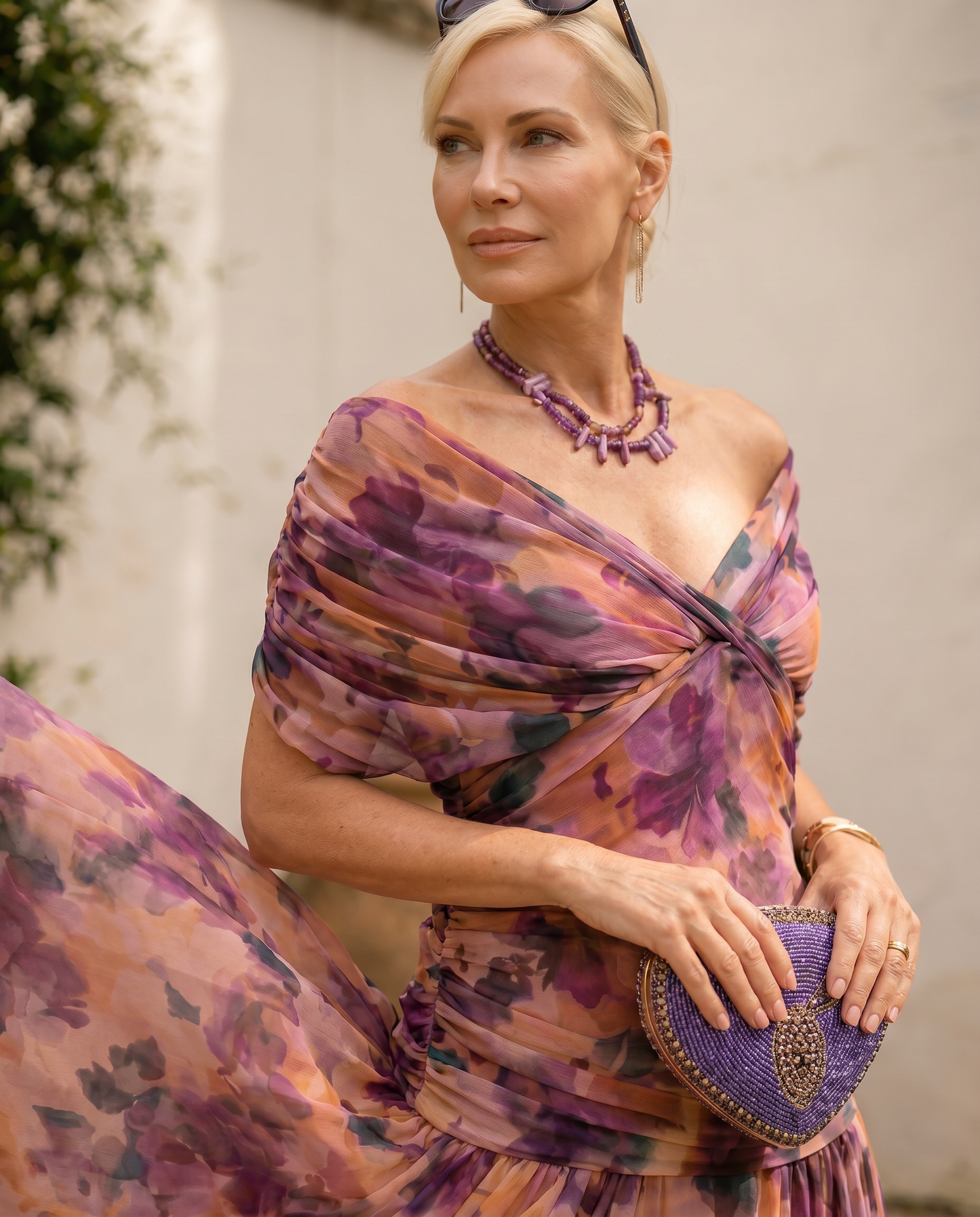 Elegant Maxi Party Dress with Sweetheart Neckline