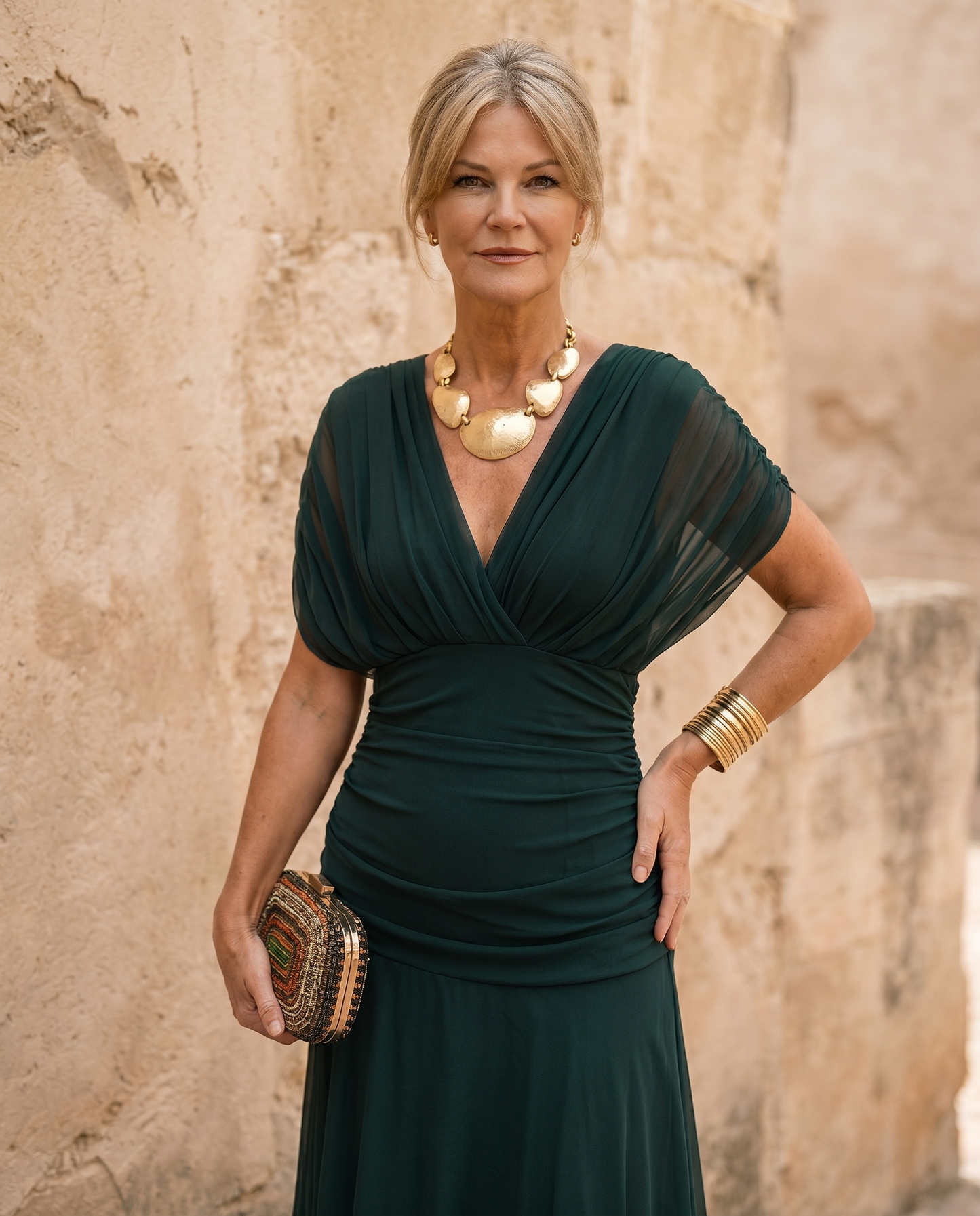 Elegant Maxi Party Dress with Sweetheart Neckline