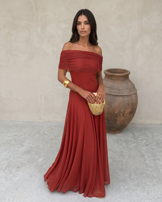 Toledo Dress in Red